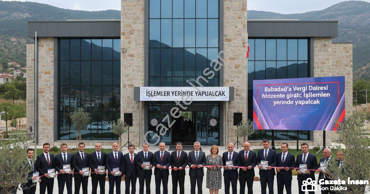 "Babadağ’da Vergi Dairesi hizmete girdi: İşlemler yerinde yapılacak" başlıklı haber için fotorealist