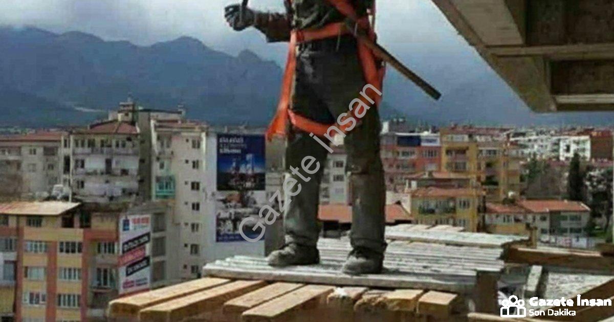 "Denizli’de 4. kattan düşen inşaat işçisi yaşamını yitirdi" başlıklı haber için fotorealistik, profe