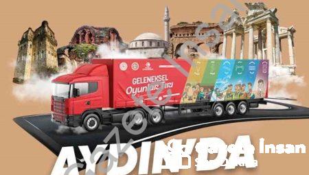 Aydın’da Nostalji Şenliği: Geleneksel Oyunlar Tırı Meydanlara İndi