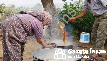 Sarıgöl’de Pekmez Telaşı: Asırlık Lezzet Kazanlarda Kaynıyor