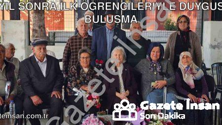 62 Yıl Sonra İlk Öğrencileriyle Duygusal Buluşma