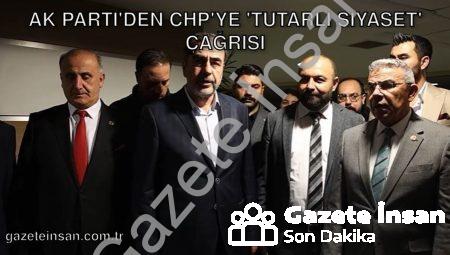 AK Parti’den CHP’ye ‘Tutarlı Siyaset’ Çağrısı