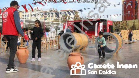 Geleneksel Oyunlar Tırı Aydın’da Çocuklarla Buluştu