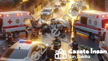 İzmir Ödemiş’te Korkutan Kaza: Hatalı Sollama 3 Kişiyi Hastanelik Etti