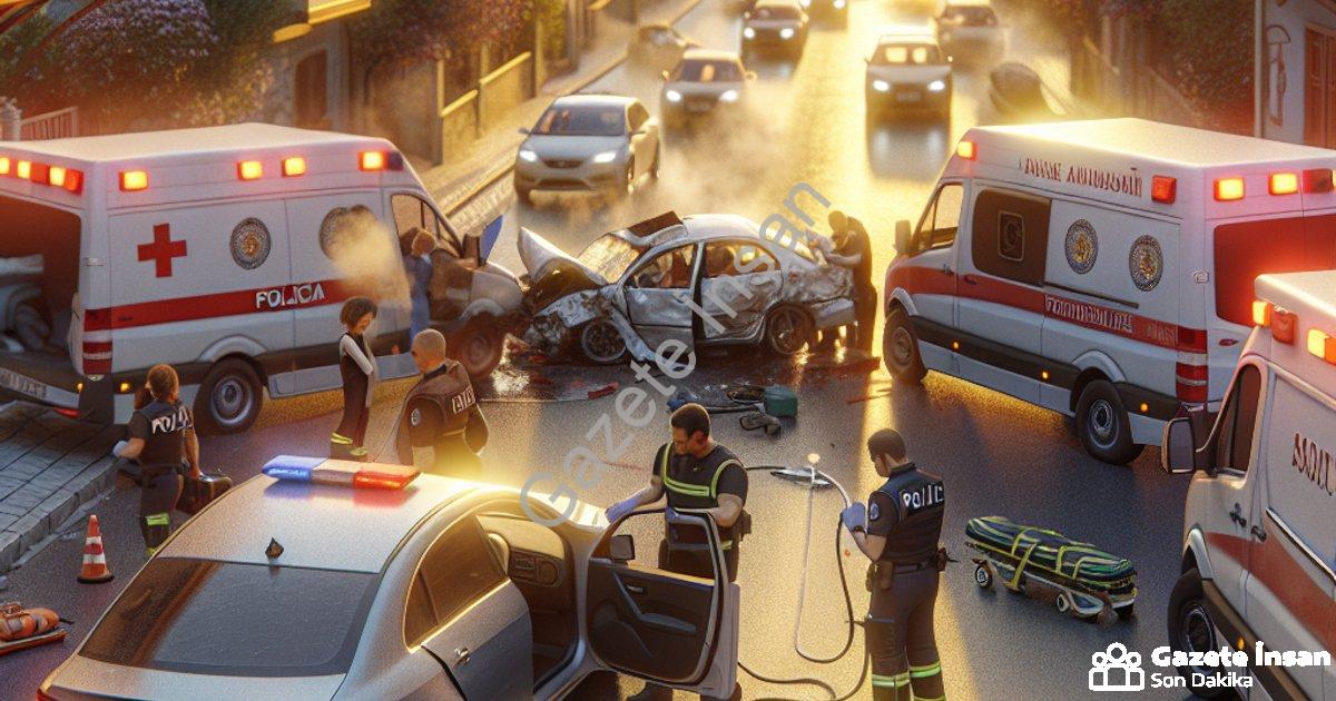 "İzmir Ödemiş'te Korkutan Kaza: Hatalı Sollama 3 Kişiyi Hastanelik Etti" başlıklı haber için fotorea