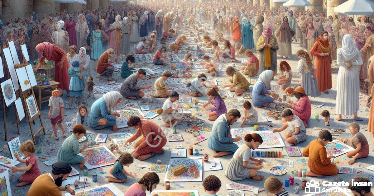 "Didim’in Renkleri Minik Ellerle Buluşuyor: Kültürel Miras Çocuklara Emanet" başlıklı haber için fot