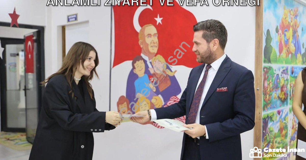 "Başkan Kadir Tatık'tan Öğretmenlere Anlamlı Ziyaret ve Vefa Örneği" başlıklı haber için fotorealist