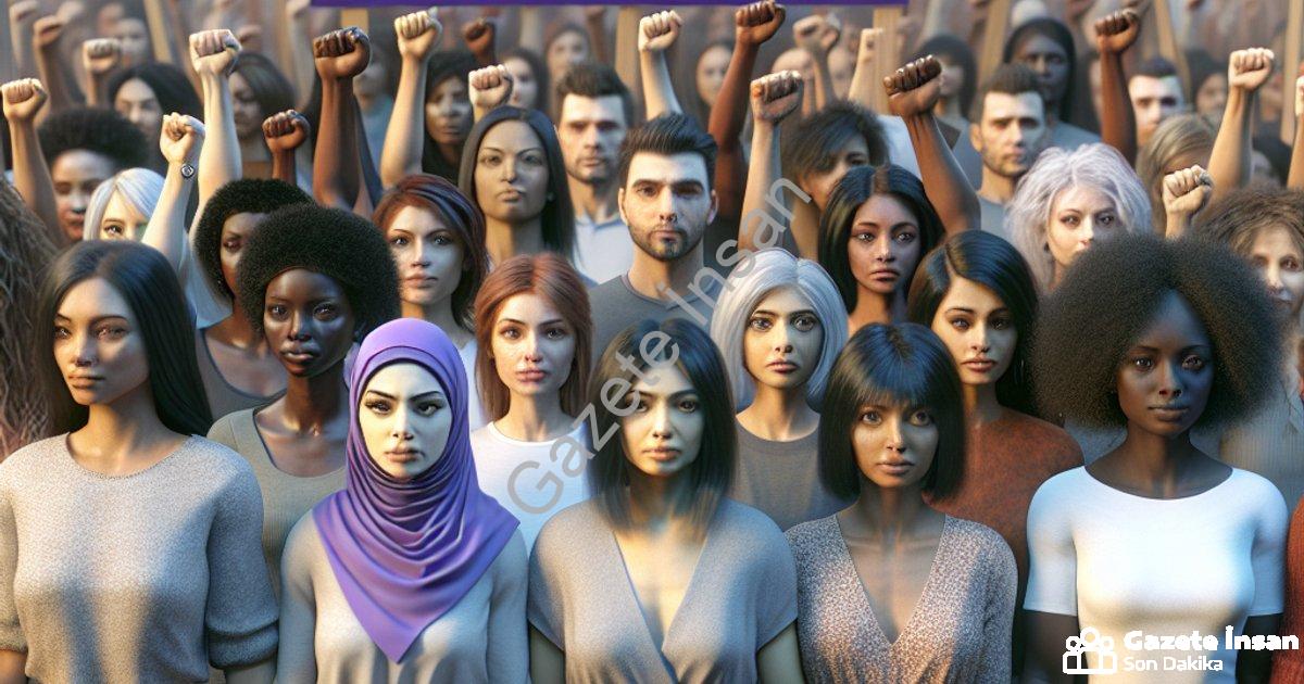 "Didim’de Kadına Şiddete Karşı Tek Yürek: Mücadele ve Dayanışma Günü" başlıklı haber için fotorealis