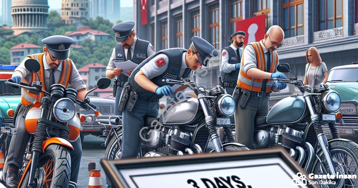 "Manisa'da Motosiklet Denetimi: 3 Günde 2 Milyon TL'yi Aşan Ceza Kesildi" başlıklı haber için fotore