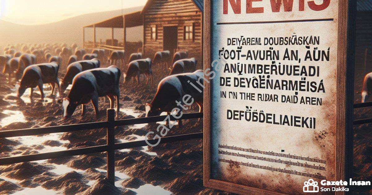 "Aydın Kuyucak'ta Şap Hastalığı Alarmı: 20 Mahallede Hayvan Giriş Çıkışı Yasaklandı" başlıklı haber