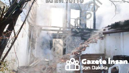 Muğla Menteşe’de Korku Dolu Anlar: Yangın İki Evi Yuttu