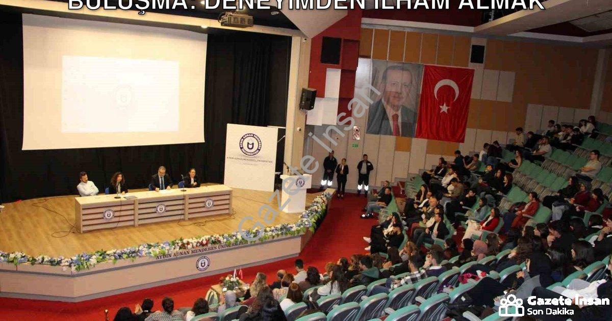 "ADÜ'de Geleceğin Mimarları İçin Anlamlı Buluşma: Deneyimden İlham Almak" başlıklı haber için fotore