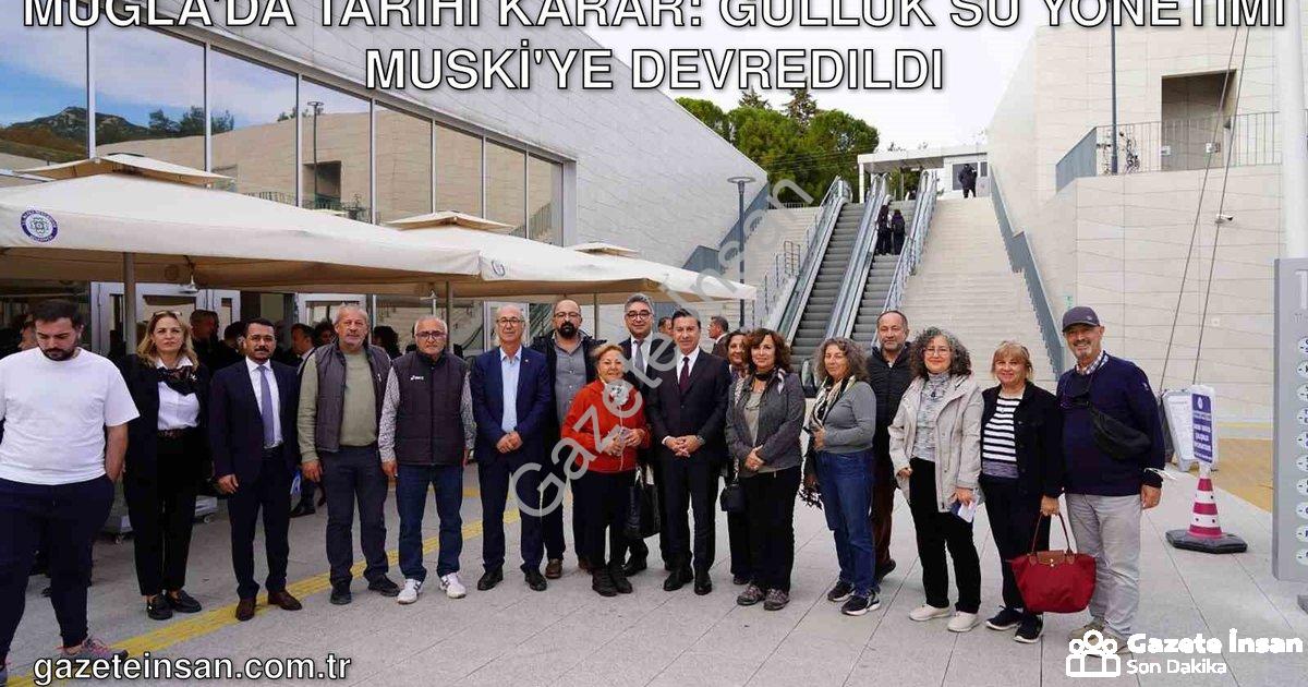 "Muğla'da Tarihi Karar: Güllük Su Yönetimi MUSKİ'ye Devredildi" başlıklı haber için fotorealistik, p