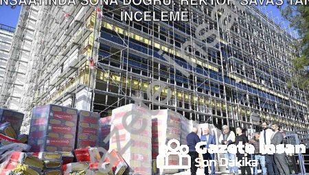 Uşak Üniversitesi Yeni Diş Hastanesi İnşaatında Sona Doğru: Rektör Savaş’tan İnceleme