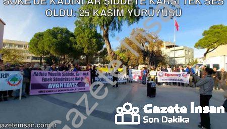 Söke’de Kadınlar Şiddete Karşı Tek Ses Oldu: 25 Kasım Yürüyüşü