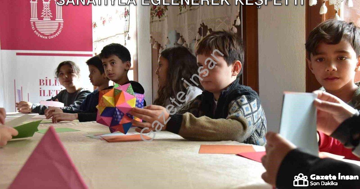"Muğla'da Çocuklar Matematiği Origami Sanatıyla Eğlenerek Keşfetti" başlıklı haber için fotorealisti