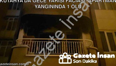 Kütahya’da Gece Yarısı Faciası: Apartman Yangınında 1 Ölü