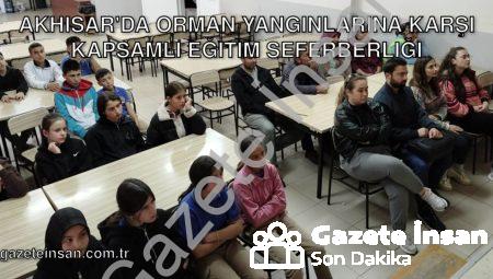 Akhisar’da Orman Yangınlarına Karşı Kapsamlı Eğitim Seferberliği