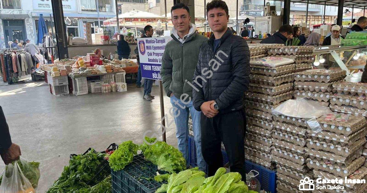 "Sarıgöl'de Lise Öğrencileri Tarımsal Üretimle Okullarına Can Suyu Oluyor" başlıklı haber için fotor