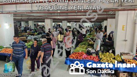 Buharkent’te Cuma Günleri Pazar Yeri Trafiğine Yeni Ayar