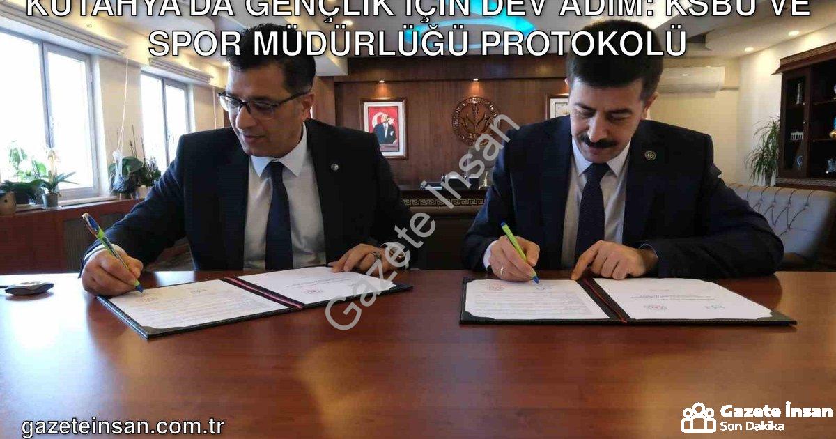 "Kütahya'da Gençlik İçin Dev Adım: KSBÜ ve Spor Müdürlüğü Protokolü" başlıklı haber için fotorealist