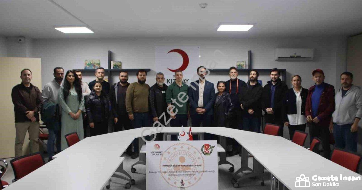 "Manisa Medya Akademisi Başladı: Gazetecilikte Yapay Zeka Dönemi" başlıklı haber için fotorealistik,