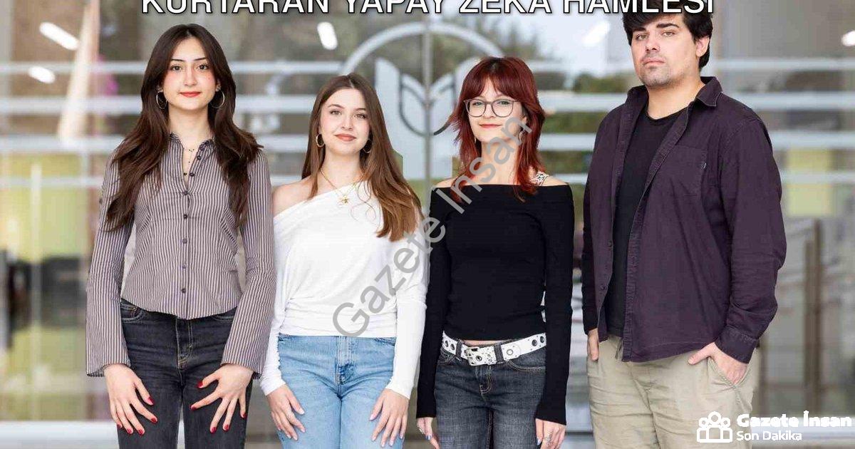 "Genç Mühendislerden Depremde Hayat Kurtaran Yapay Zeka Hamlesi" başlıklı haber için fotorealistik,