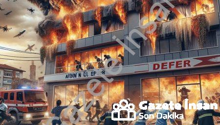 Aydın Efeler’de Korkutan İş Yeri Yangını: Faciayı Vatandaş Önledi