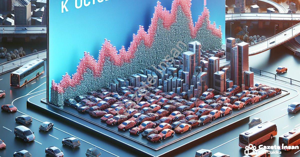 "Kütahya'da Araç Sayısı Nüfusu Solladı: TÜİK Ekim Verileri" başlıklı haber için fotorealistik, profe