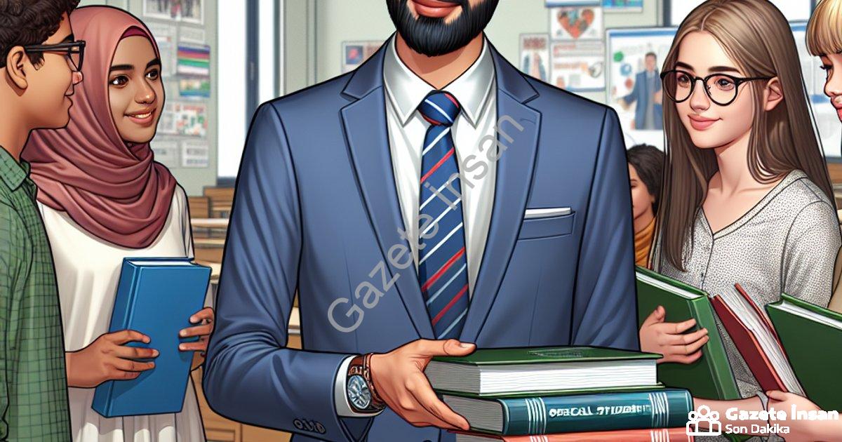 "Hisarcık Kaymakamı Atam'dan Özel Öğrencilere Anlamlı Jest" başlıklı haber için fotorealistik, profe