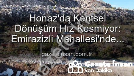 Honaz’da Kentsel Dönüşüm Hız Kesmiyor: Emirazizli Mahallesi’nde Çevre Düzenleme Çalışmaları Tam Gaz Devam Ediyor