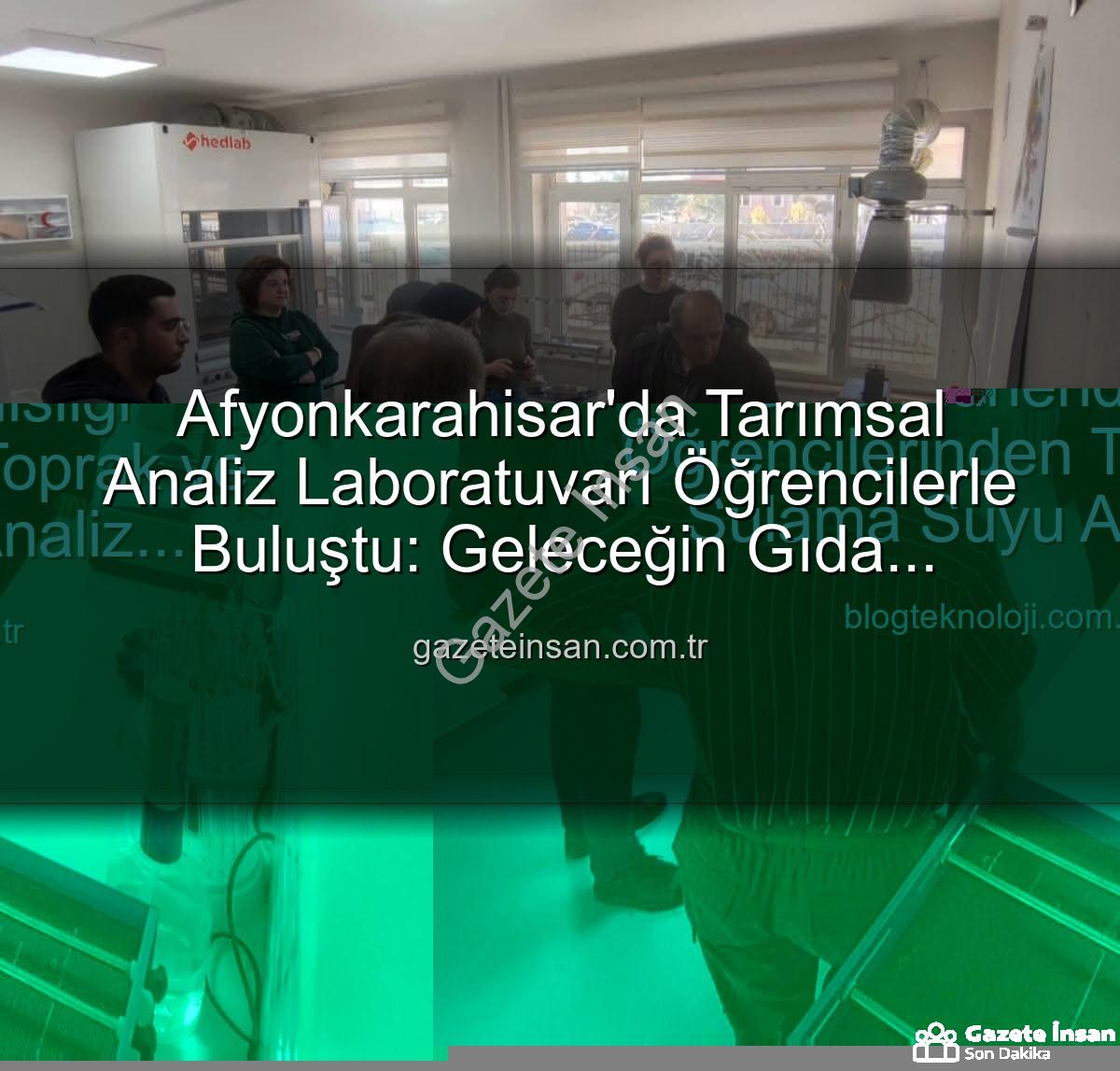 tarım analiz laboratuvarı - Afyonkarahisar'da Tarımsal Analiz Laboratuvarı Öğrencilerle Buluştu: Geleceğin Gıda Mühendisleri Yerinde Gözlem Yaptı