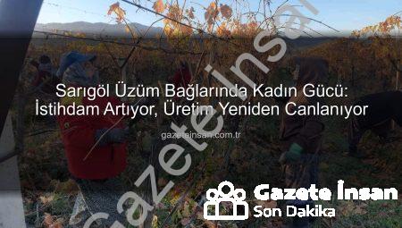 Sarıgöl Üzüm Bağlarında Kadın Gücü: İstihdam Artıyor, Üretim Yeniden Canlanıyor