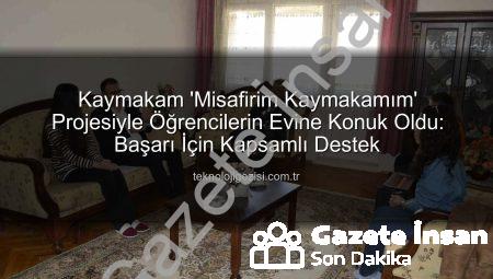 Kaymakam’dan Öğrencilere Ziyaret: ‘Misafirim Kaymakamım’ Projesi Sultanhisar’da Devam Ediyor